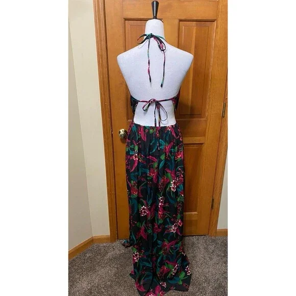 Boohoo Tropical Maxi Dress - Picture 3 of 4